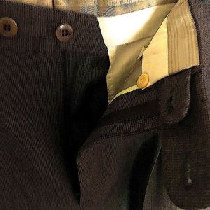 Zanella Men 100% Virgin Wool Brownish/Gray Dress Pants Size W34x32L.